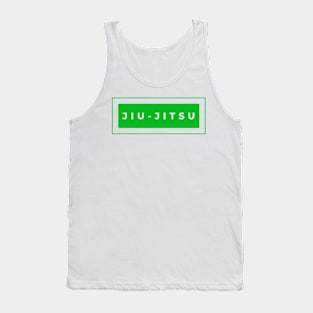 BJJ Jiu Jitsu Minimal Green Tank Top